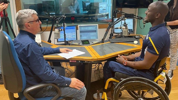 Un momento dell'intervista ad Amelio Castro Grueso