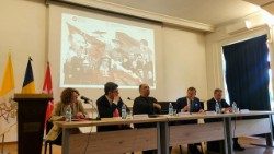 Conferința ”Coerență și curaj” la Roma (foto: Facebook, Ambasada României pe lângă Sfântul Scaun)