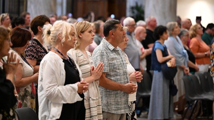 2025.05.31 Msza św. Bazylice Matki Bożej Większej z udziałem pielgrzymów z Polski