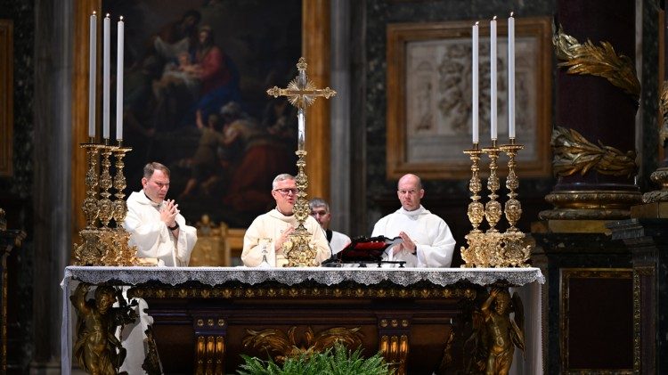 2025.05.31 Msza św. Bazylice Matki Bożej Większej z udziałem pielgrzymów z Polski