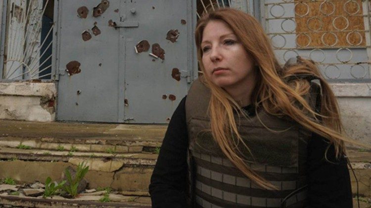 The late Victoria Amelina, a journalist and writer killed in the war