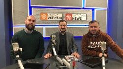 о. Сергій Гончаров, о. Роман Демуш і о. Тарас Бровді