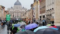 La peregrinación jubilar de la Fundación Gemelli 