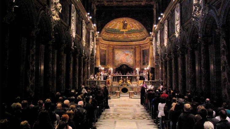 Msza stacyjna w bazylice św. Marka przy Kapitolu