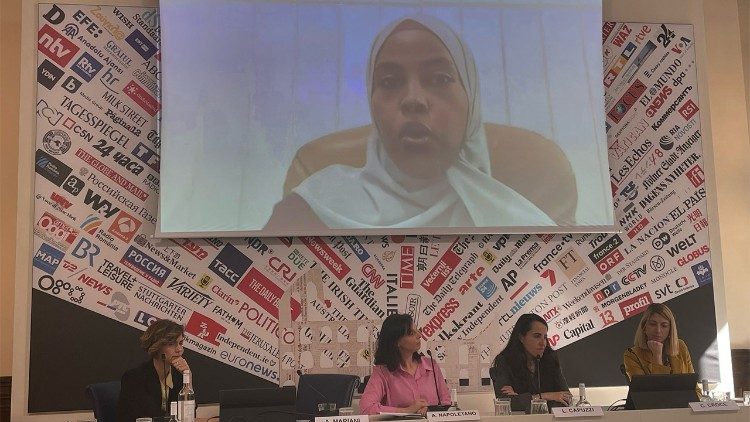 In videocollegamento da Mogadiscio Hinda Abdi