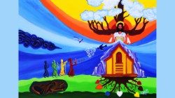 யூபிலி ஆண்டு மையக்கருத்தை வெளிப்படுத்தும் படம்