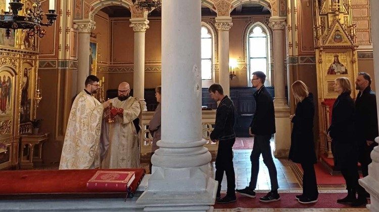 Božanska liturgija sv. Bazilija Velikoga u Križevcima (Foto: Križevačka eparhija)