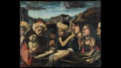 "Snemanje s križa", Andrea Mantegna