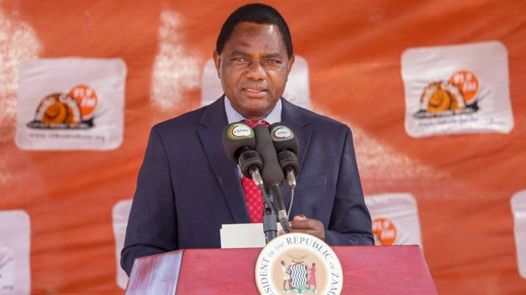 Zambian President Hakainde Hichilema