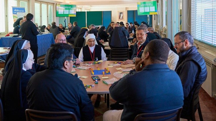 Un momento del encuentro de la familia Agustino Recoleta