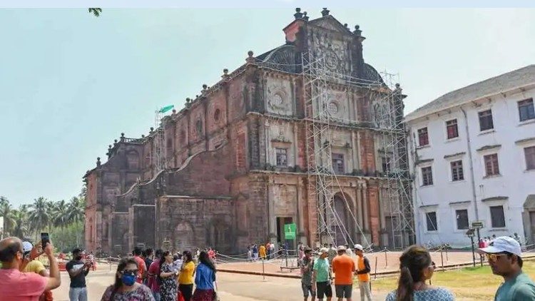 Una iglesia en Goa, India
