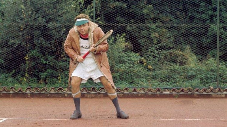 Una scena di un film su Fantozzi