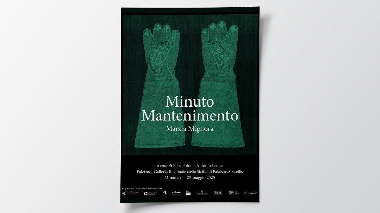 La locandina della mostra "Minuto mantenimento"