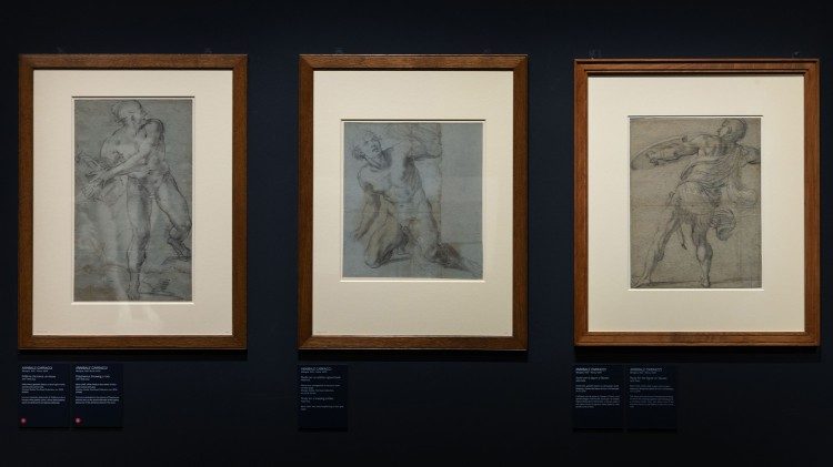 Disegni preparatori di Annibale Carracci