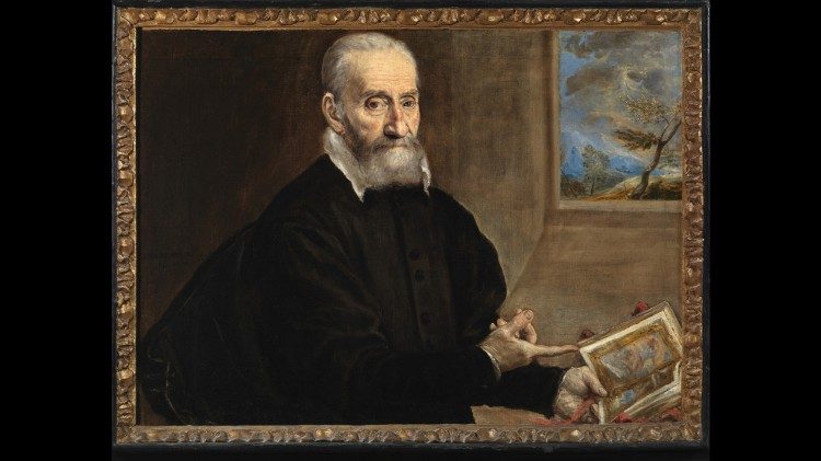 Dominikos Theotokopoulos detto El Greco, Ritratto di Giulio Clovio, 1571-1572, olio su tela, 62 x 84 cm. Su concessione del Ministero della Cultura – Museo e Real Bosco di Capodimonte