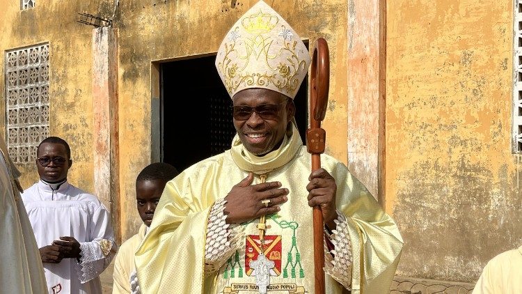 Mgr François Gnonhossou, évêque de Dassa-Zoumè au Bénin.