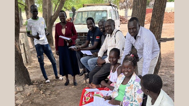 Encuentro de estudiantes en el campus de la Unniversidad