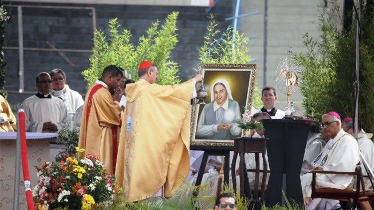 Misa de beatificación de la Madre Carmen en Caracas, 16 de junio 2018 (Foto de archivo)