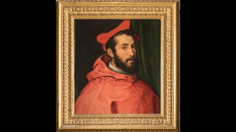Piero di Giovanni Bonaccorsi detto Perin del Vaga, Ritratto del Cardinale Alessandro Farnese, 1540-1547, olio su tavola, 51x48 cm. Gallerie Nazionali d'Arte Antica - Palazzo Corsini, Roma