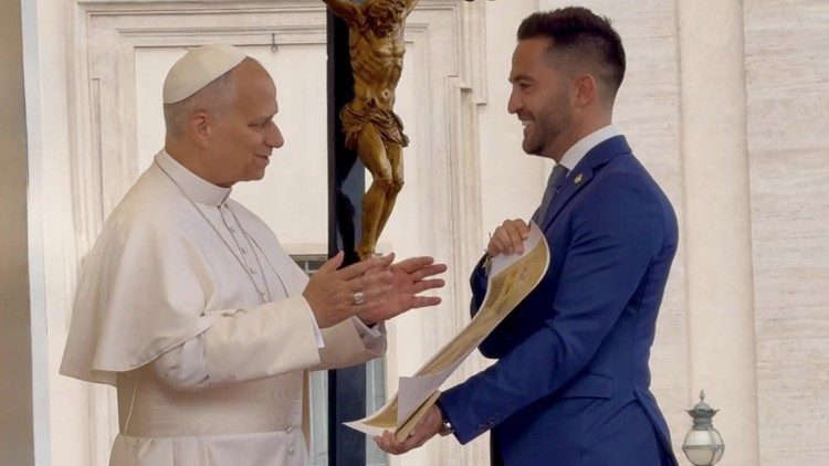 El Papa León XIV recibió al Alcalde Arriate