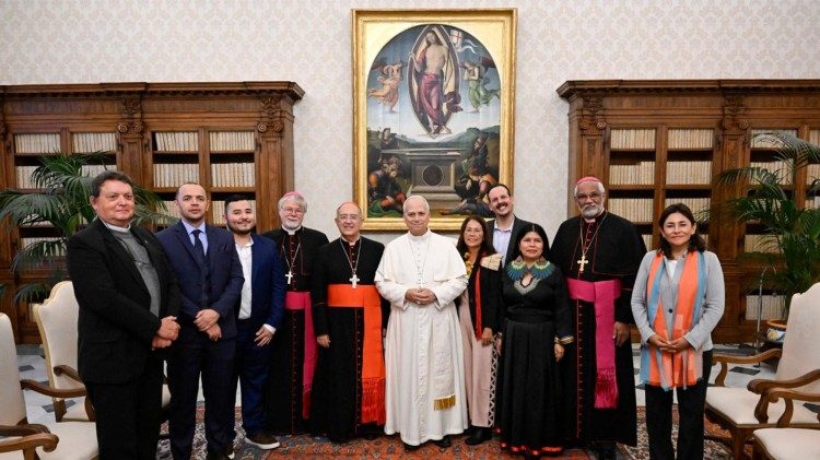 Delegación de la CEAMA recibida por el Papa León XIV el pasado 29 de octubre