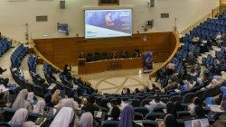 Un momento de la conferencia en Urbaniana titulada "¿En nombre de?"