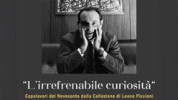 Ottone Rosai	 (Firenze 1895 – Ivrea 1957) L’elemosina, 1951 ca. Olio su tela, cm 70 x 50 Dono Gloria e Giovanni Piccioni, 12/01/2024 Musei Vaticani, Collezione d’Arte Moderna e Contemporanea