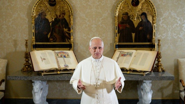 Papa Leone XIV nel suo videomessaggio