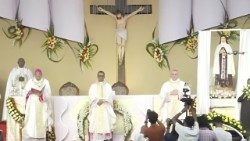 Un momento de la Misa de beatificación de la Madre Eliswa Vakayil