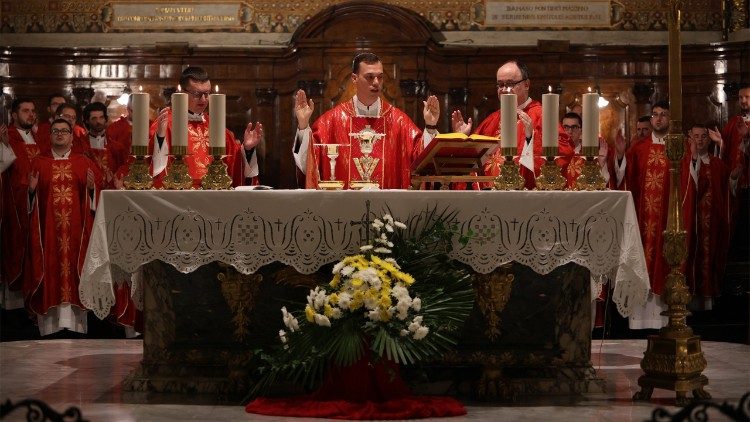 Proslavljen blagdan svetoga Nikole Tavelića u Hrvatskoj crkvi sv. Jeronima u Rimu