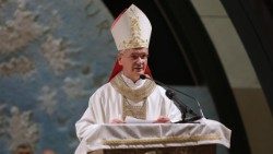 Zagrebački nadbiskup Dražen Kutleša propovijeda u crkvi Sveta Mati Slobode (TUZGN)