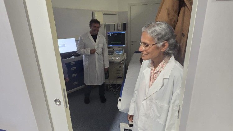 Medical volunteers at the San Martino Outpatient Center 