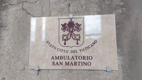 A San Pietro nasce l’Ambulatorio di San Martino, inaugurazione con il Papa