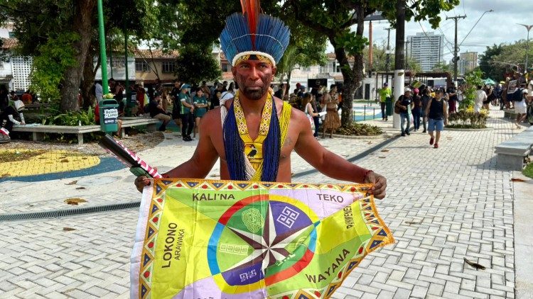 Nicolas Chaumier, représentant du peuple Teko. 