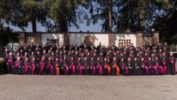 Obispos de la Conferencia del Episcopado Mexicano en la Asamblea Plenaria. (María Langarica - CEM)