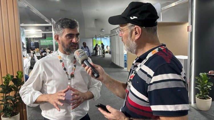 Durante a entrevista