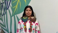 Patrícia Gualinga é uma das vice-presidentes da Conferência Eclesial da Amazônia (CEAMA).