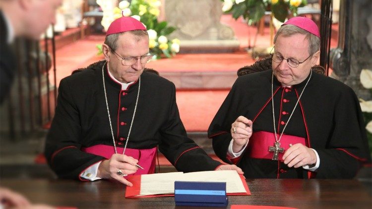 Los presidentes de las Conferencias Episcopales de Polonia y Alemania. (BP KEP) 