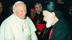 Ян Павел ІІ падчас візіту ў Ліван