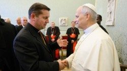 Papa Leon al XIV-lea și preotul Eduard Patrașcu