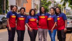 Le choeur ivoirien Sacré Cœur de Jésus.