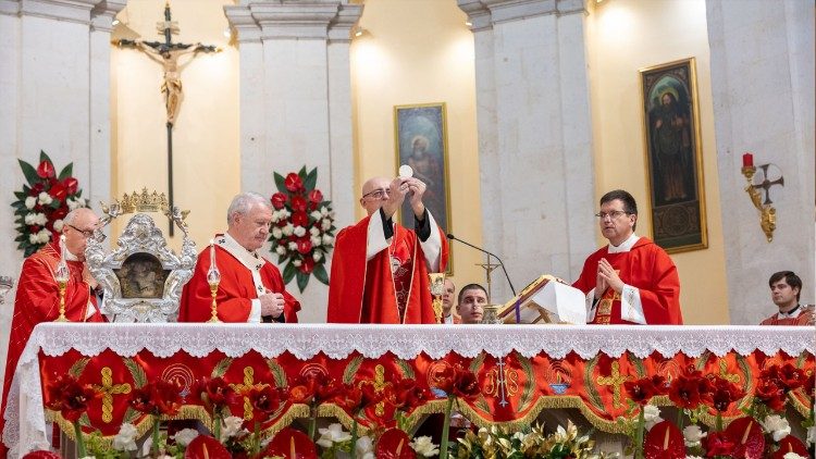 Nuncij Lingua na svetkovini sv. Klementa u Makarskoj