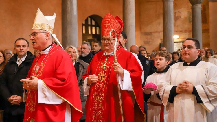 Koparski biskup Peter Štumpf na svetkovini sv. Mavra u Poreču