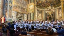 Pr. Ștefan Simon și corurile parohiale din București, Iași și Suceava în bazilica ”San Vitale” din Roma