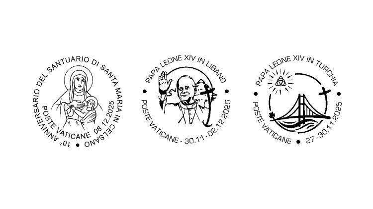 Ватыканская пошта выпусціла спецыяльныя штэмпелі, прысвечаныя Апостальскаму падарожжу Папы Францішка ў Турцыю і Ліван, а таксама 10-годдзю санктуарыя Санта-Марыя-ін-Чэльсана