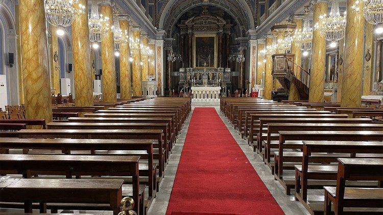 Vorbereitungen in der Kathedrale