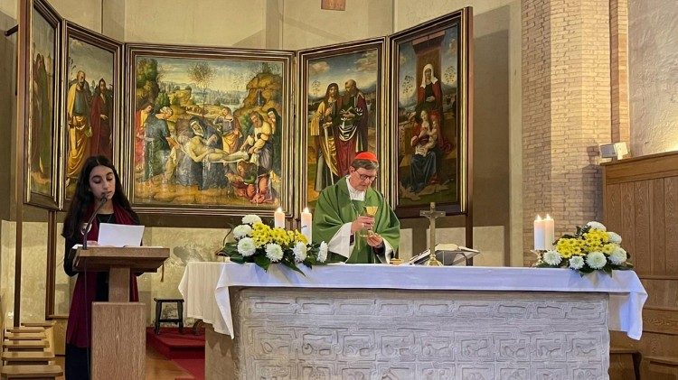 Kardinal Woelki zelebriert im Campo Santo die Heilige Messe
