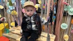 Pequeña víctima de la guerra