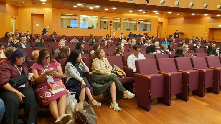 Un momento dei lavori di oggi all'Augustinianum