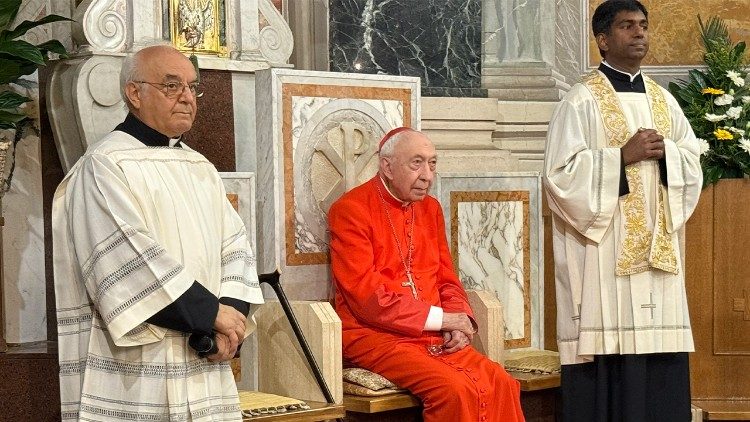 2025.10.03 card. Angelo Acerbi prende in possesso la sua Chiesa titolare